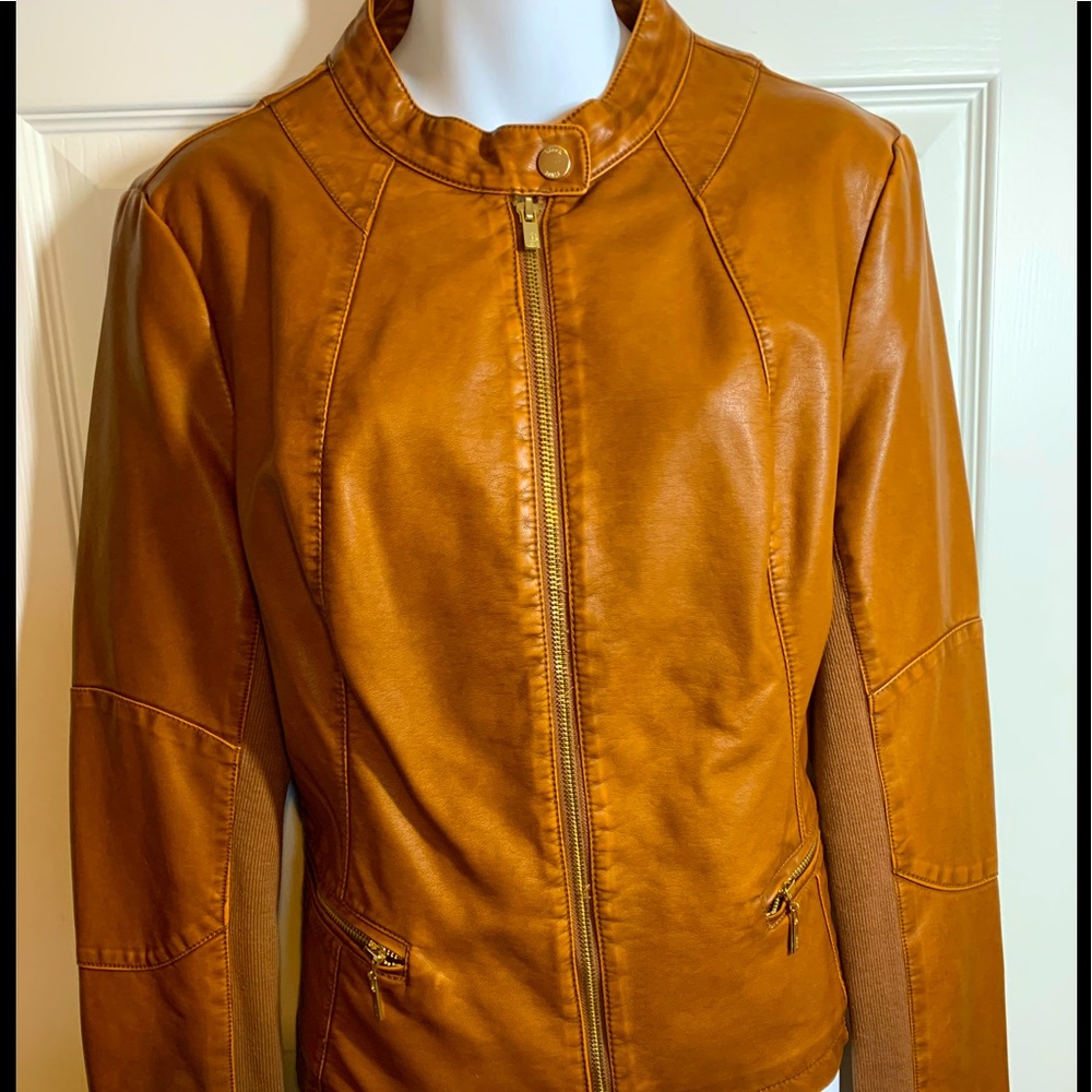 New!  Leather cropped jacket from Wilson’s Leather